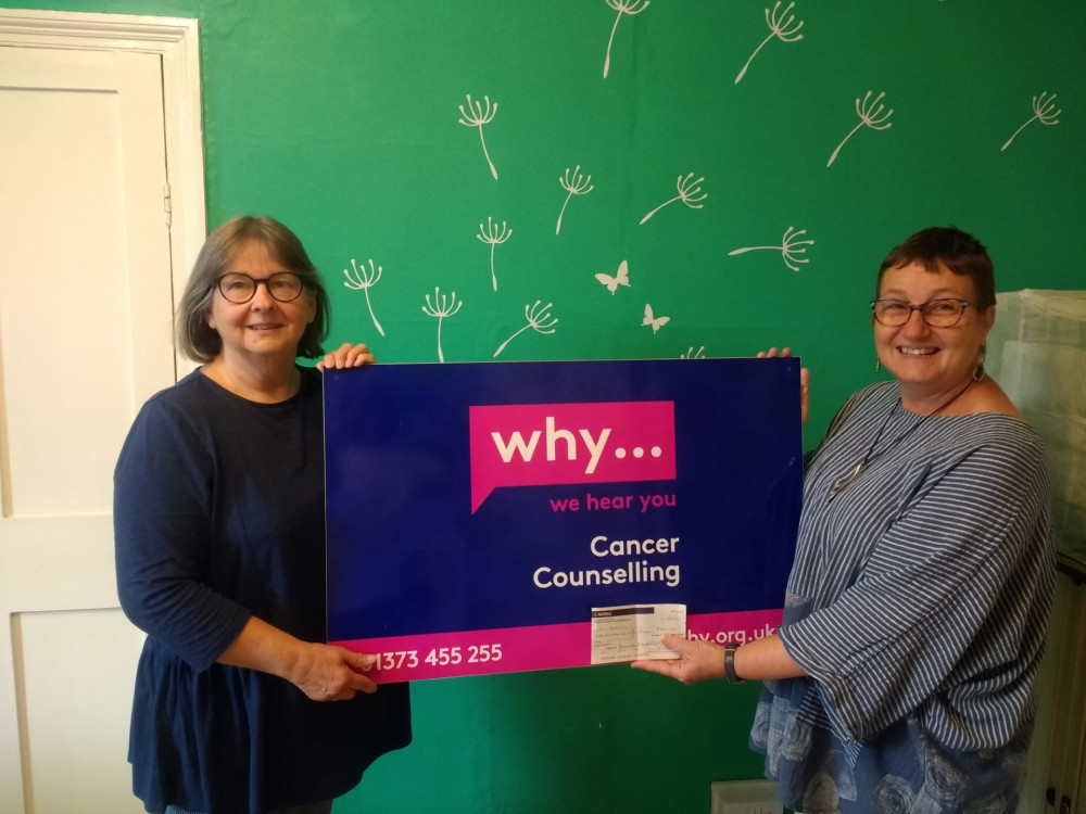 [l-r]Jacky Smith with Ruth Knagg from We Hear You 