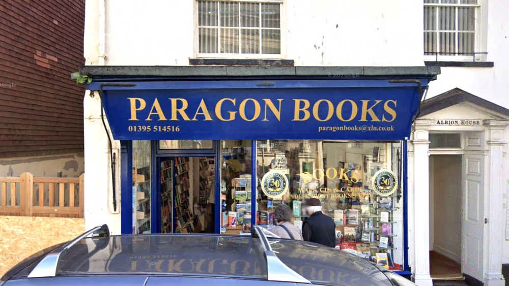 Paragon Books, High Street, Sidmouth (Google Maps)