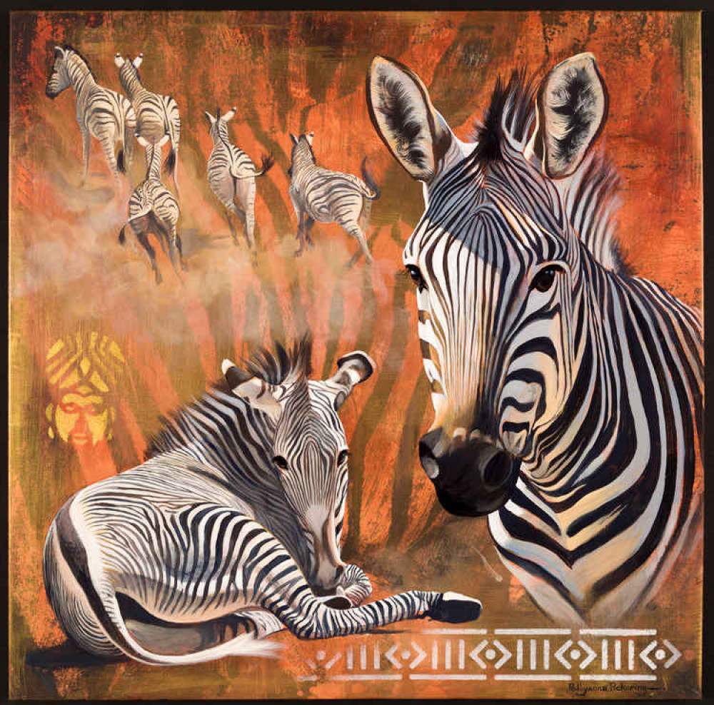 'Masai Zebra' by Pollyanna Pickering 'Masai Zebra' by Pollyanna Pickering