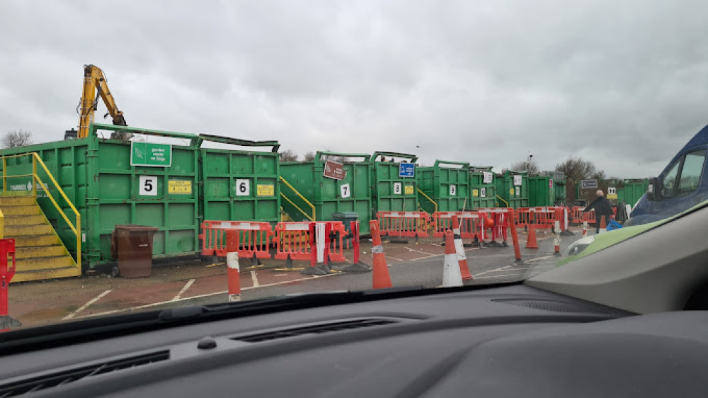 Linford recycling centre.