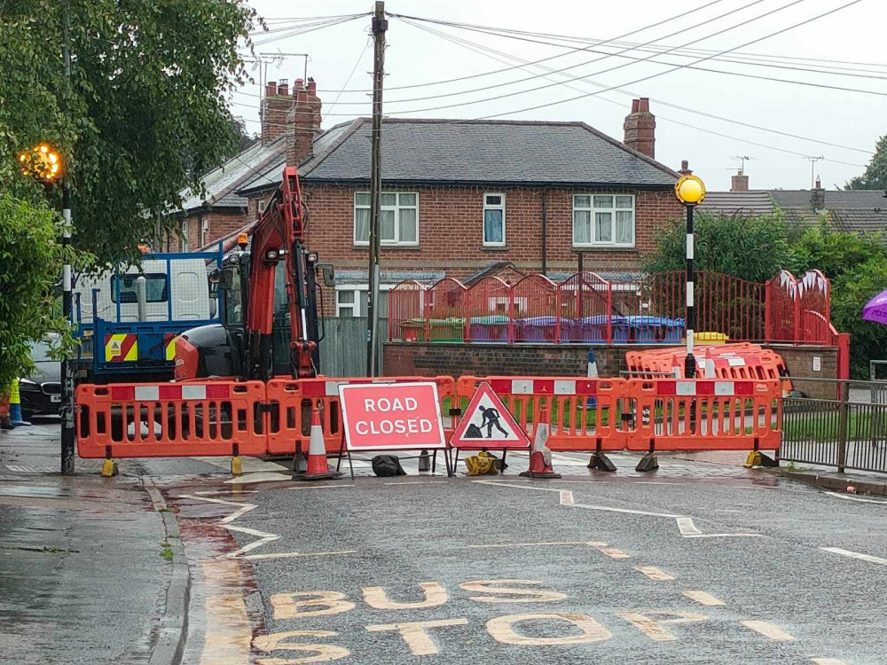 Burley Road in Langham will be closed for 30 days this July and August. Image credit: Nub News. 