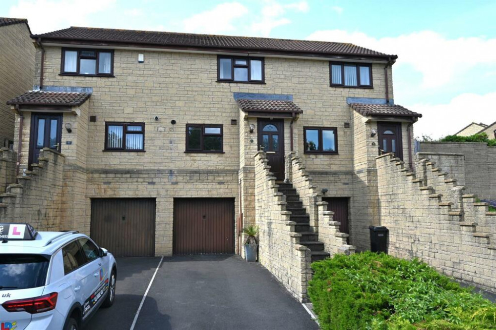 The home in Midsomer Norton also has a driveway 