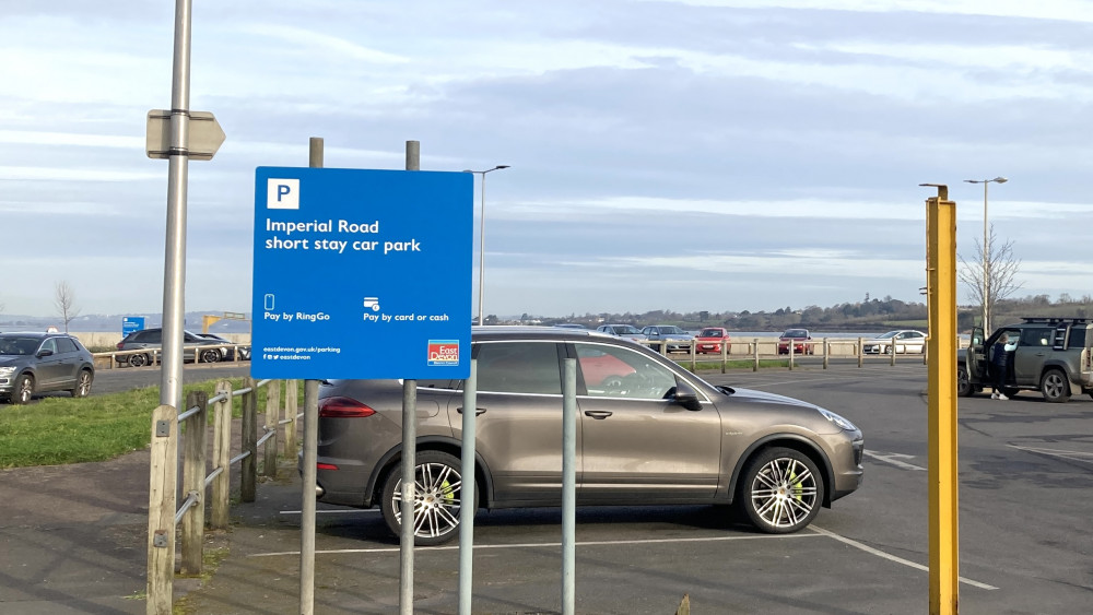 Imperial Road short stay car park, Exmouth (Nub News/ Will Goddard)