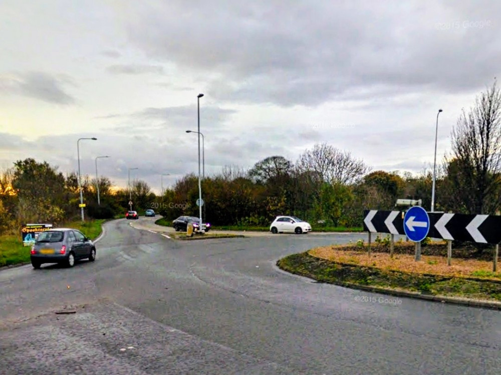 On Friday 21 July, Cheshire Police were called to reports of a collision on Weston Road Roundabout (Google).