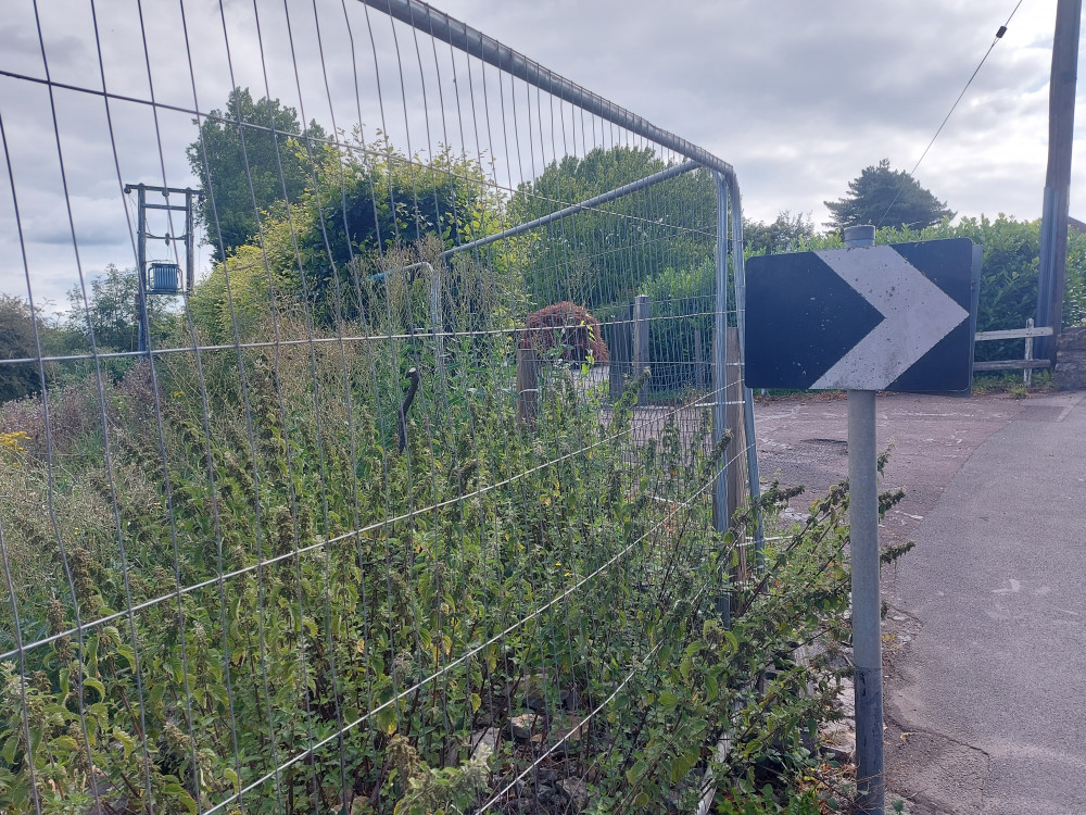 On the Frome Road In Radstock a resubmission of an application which would see six homes along here On the Frome Road In Radstock a resubmission of an application which would see six homes along here