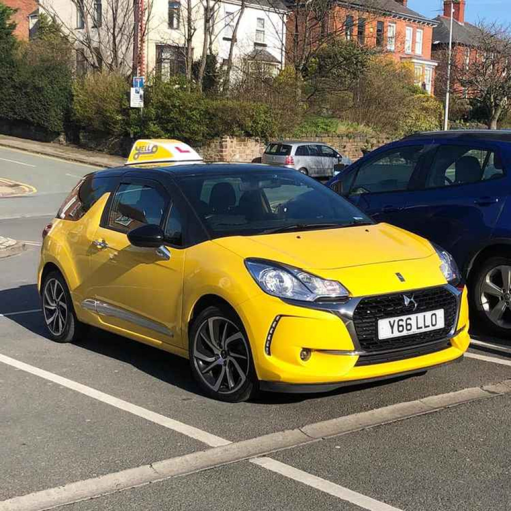 Image: Yello Driving School's distinctive cars! Image: Yello Driving School's distinctive cars!