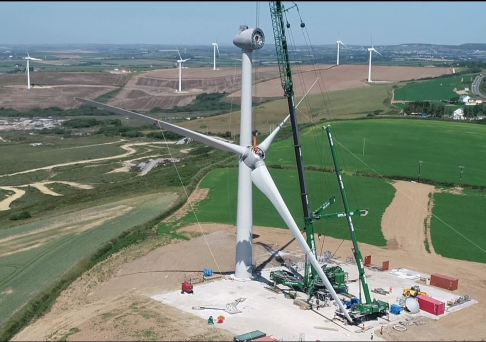 Cornwall\'s only smart grid connected wind turbine. (Image: Supplied by LDRS) 