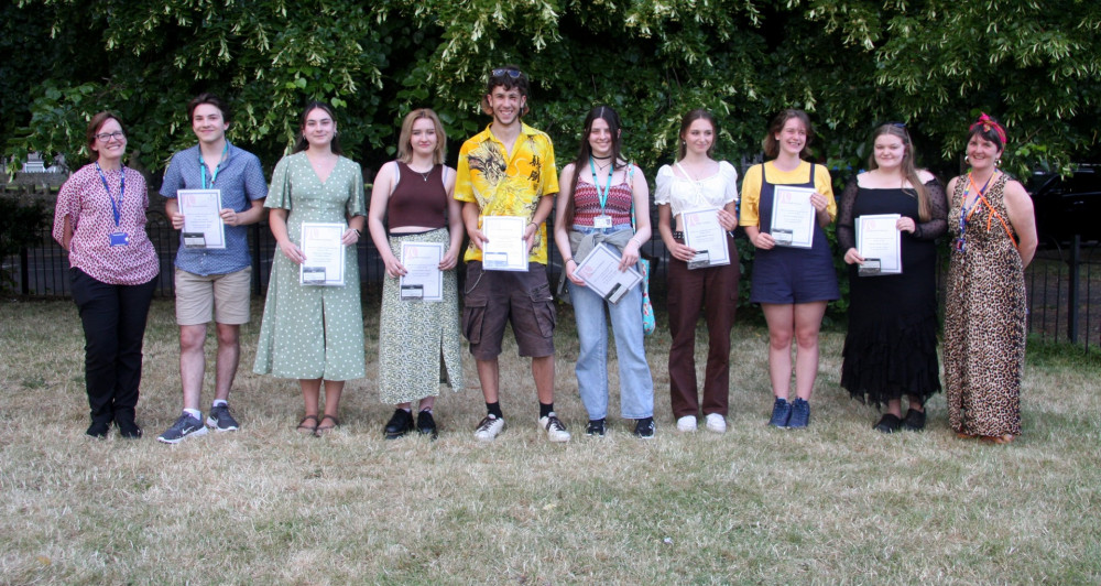 The award-winning students The award-winning students