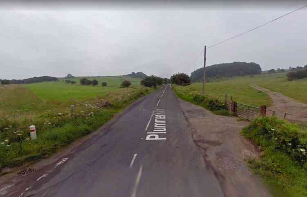 The crash happened on the B3135 Plummers Lane at the top of Cheddar Gorge (Photo: Google Street View)