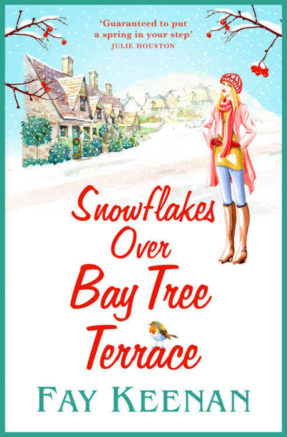 The front cover of Snowflakes Over Bay Tree Terrace