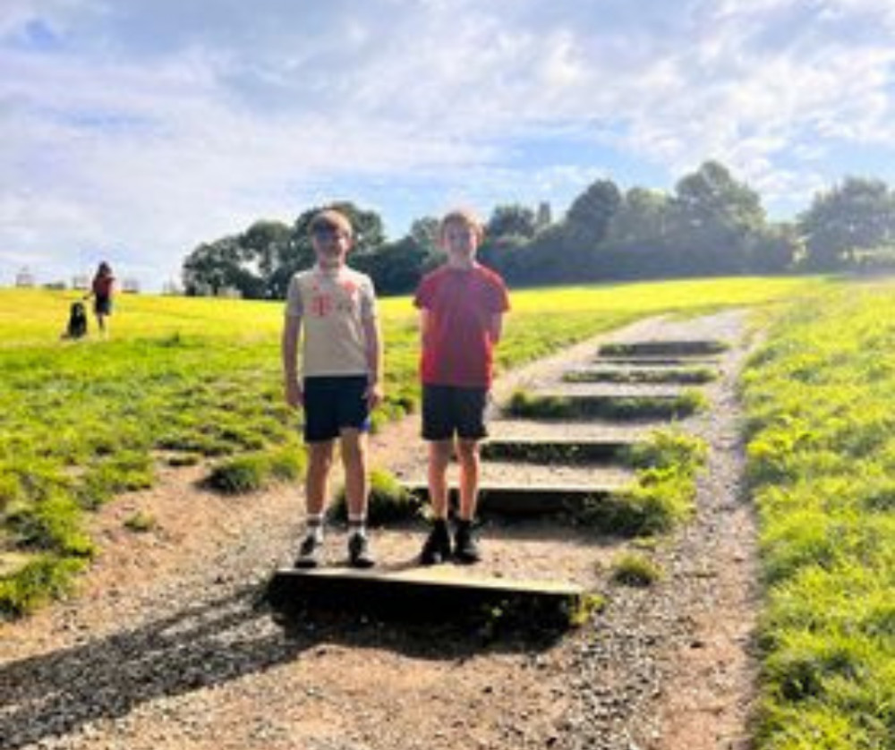 William and Dylan are set to scale Glastonbury Tor an impressive 33 times over three days