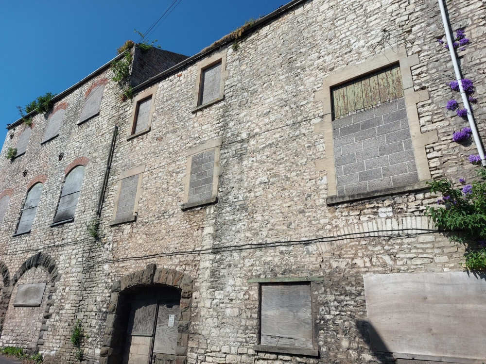 The area in Midsomer Norton has been left empty for years