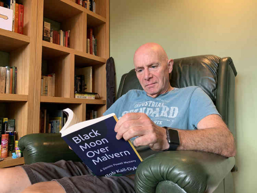 Author Rob Kail-Dyke with new book Black Moon Over Malvern