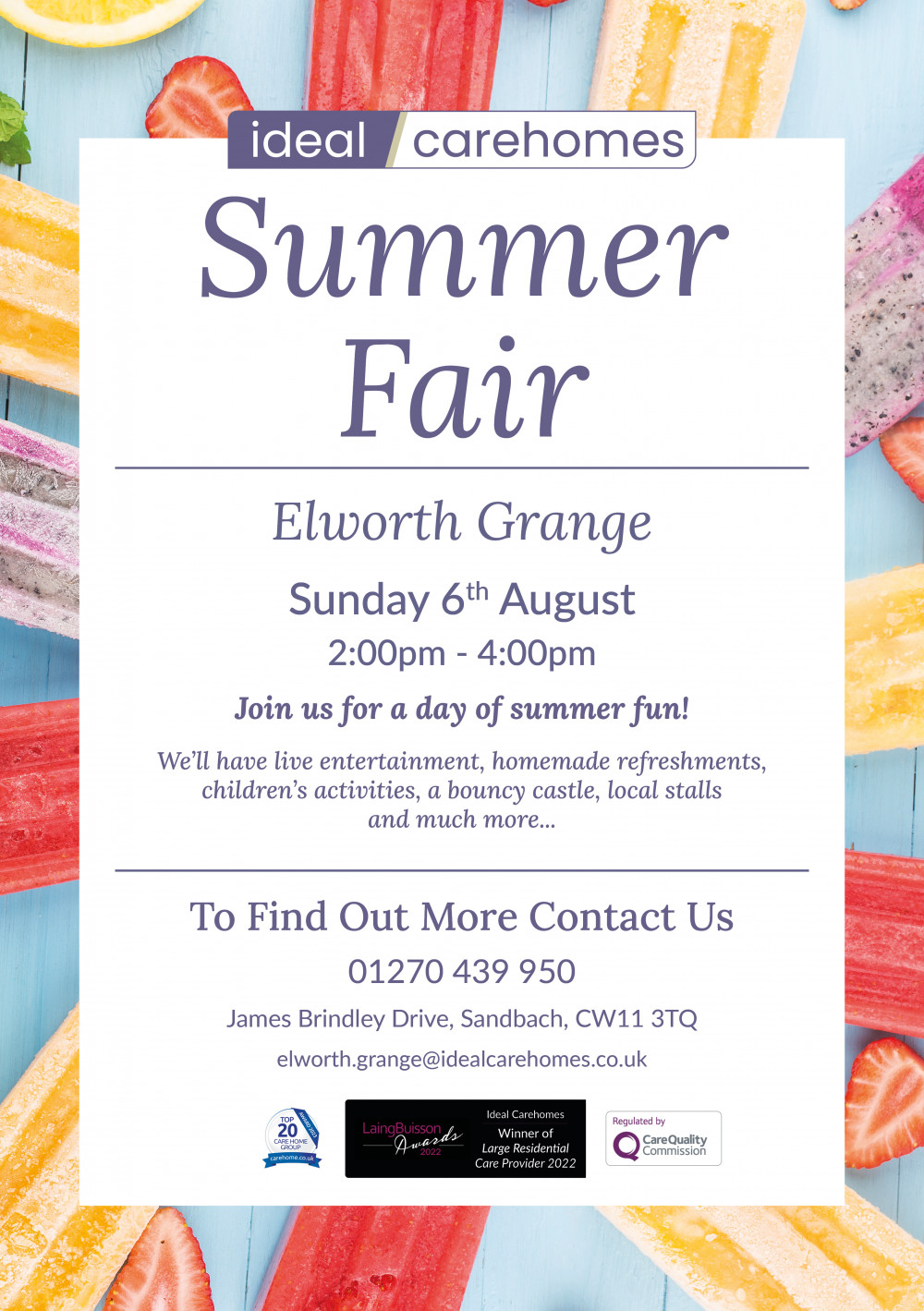 Elworth Grange Summer Fair!