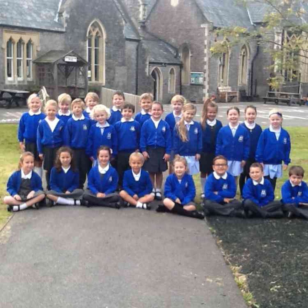 Year 2s at Lympsham First School on their first day back