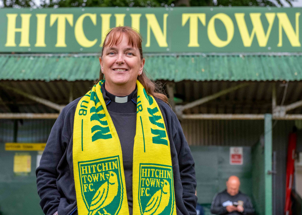 Club secretary, stalwart and legend Roy Izzard has warmly welcomed the club's new chaplain Maxine Howarth saying: "I am sure all supporters will make Maxine feel very welcome at Top Field." CREDIT: PETER ELSE 