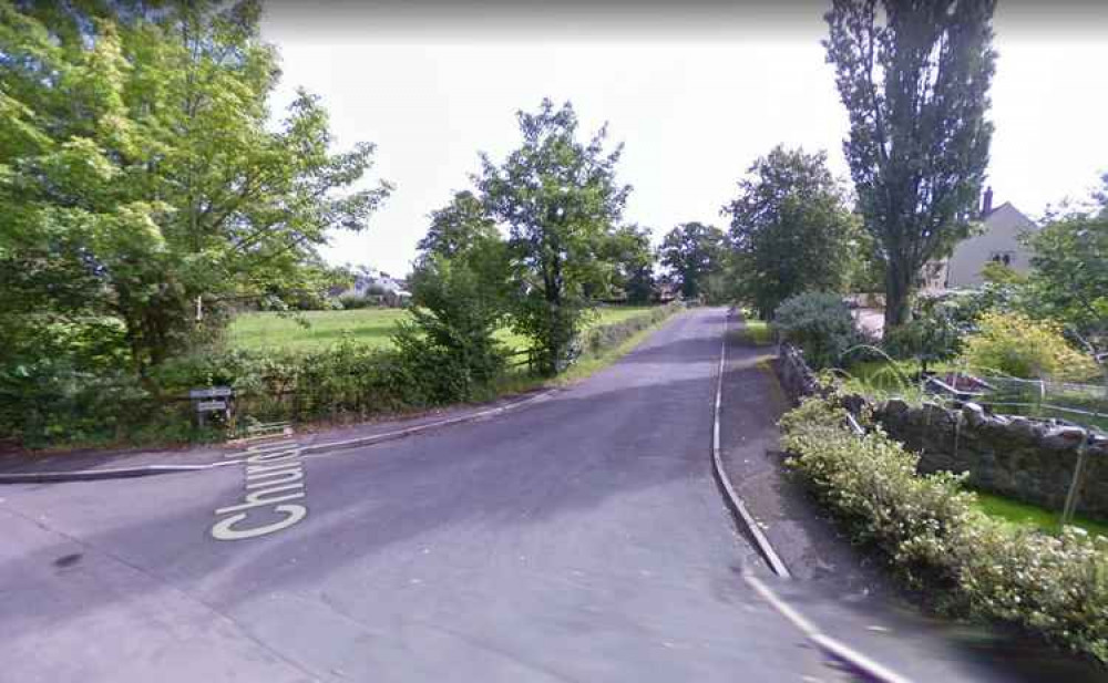 The fire happened in Church Lane, Lympsham (Photo: Google Street View)