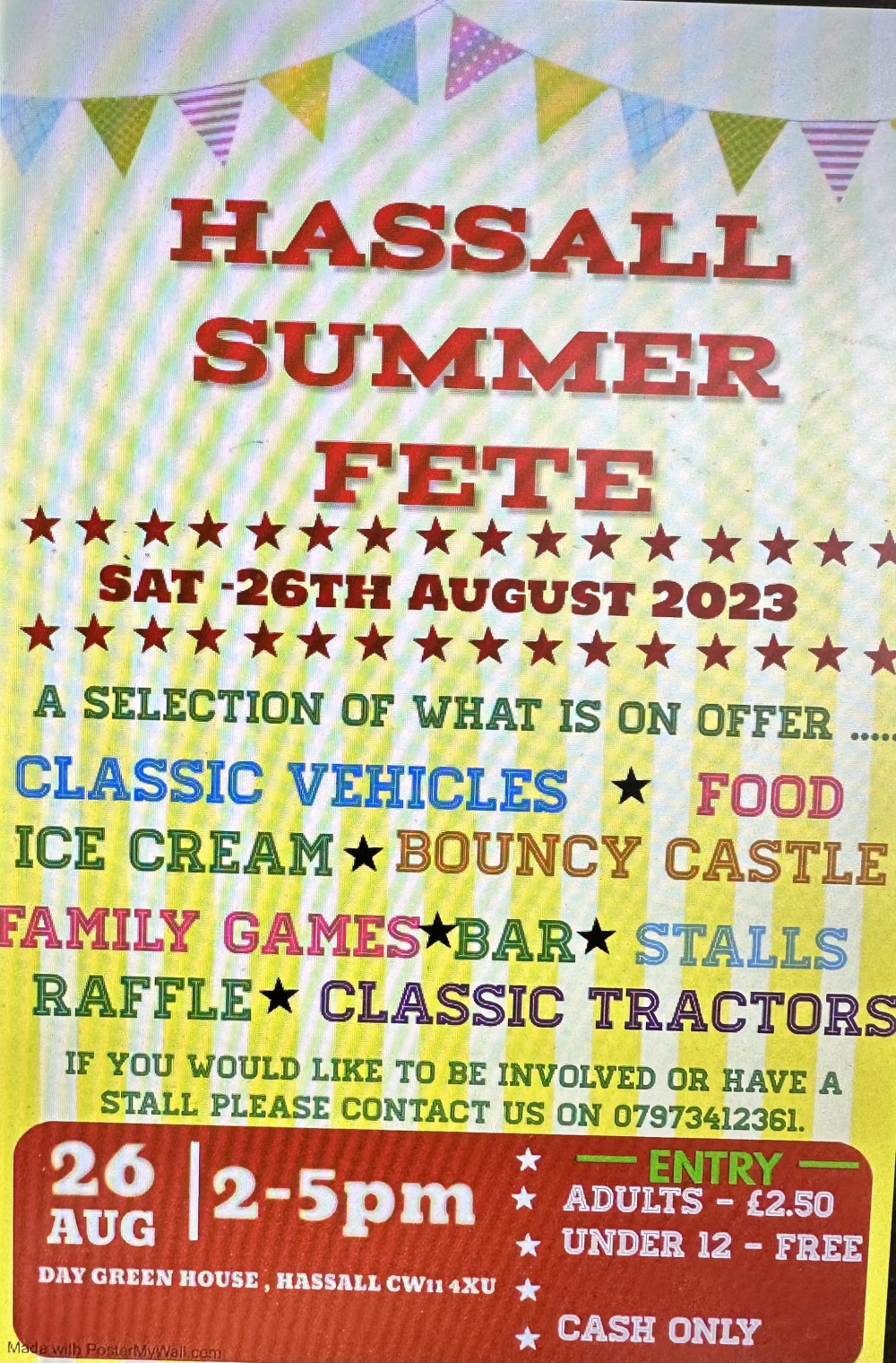 Hassall summer fete Hassall summer fete