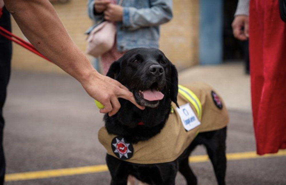 Goodbye Reqs and thank you. CREDIT: Herts Fire Service 