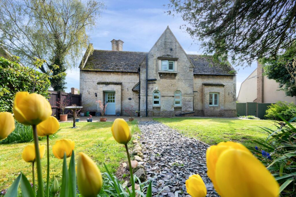 This cottage is located on Tinwell's Main Street. Image credit: Newton Fallowell.