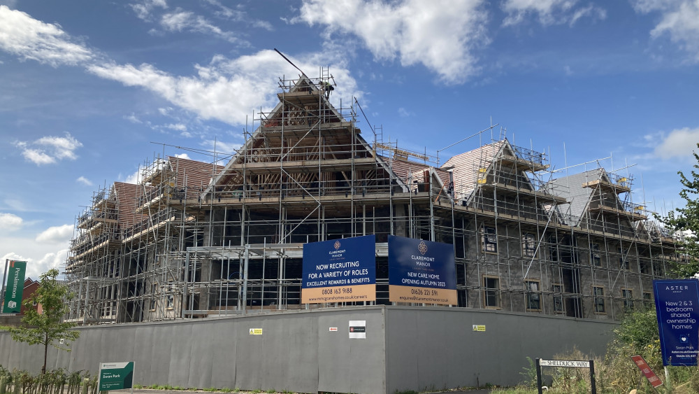 Claremont Manor under construction, Dawlish (Nub News/ Will Goddard) Claremont Manor under construction, Dawlish (Nub News/ Will Goddard)