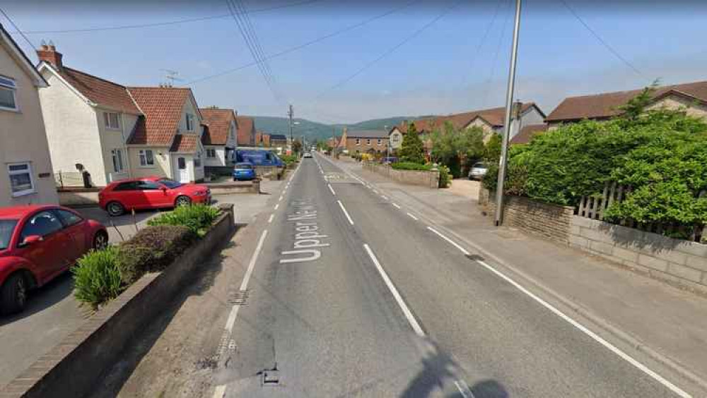 The A371 Upper New Road in Cheddar will be closed in March (Photo: Google Street View)