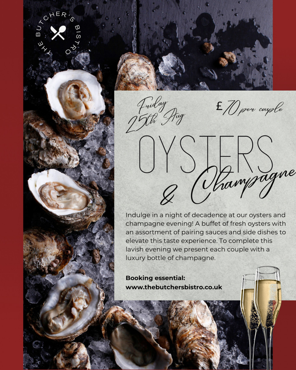 Oyster & Champagne Evening Oyster & Champagne Evening