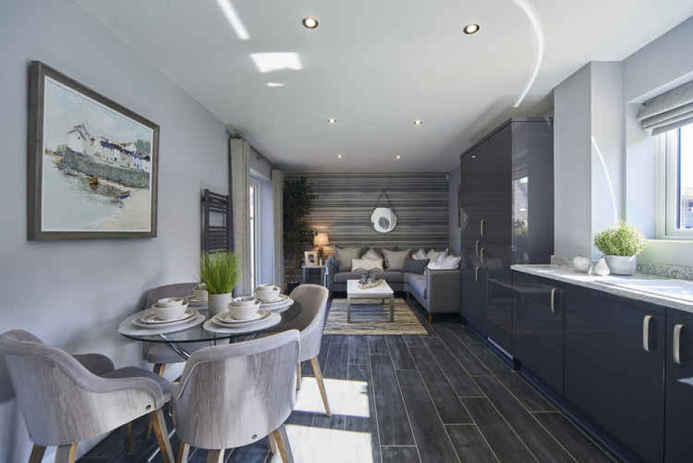 An interior image of The Wroughton showhome at Bilbie Grange, Banwell