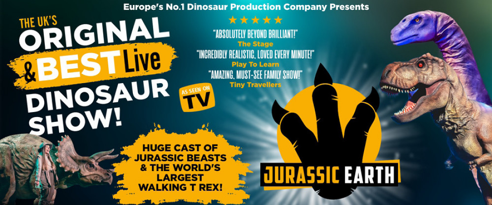 Jurassic Earth is live at Crewe Lyceum Theatre with two performances on Sunday 20 August.