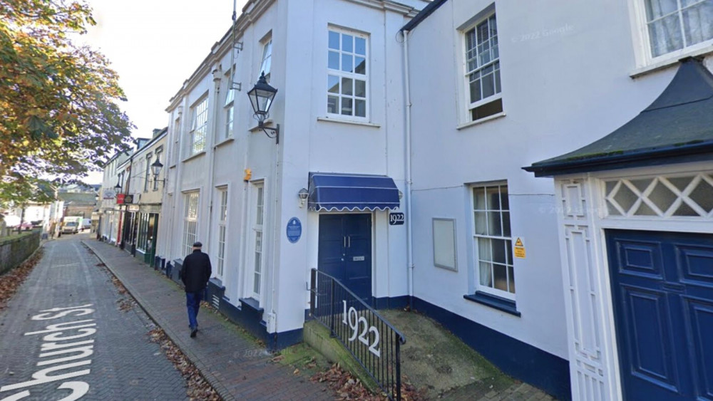 Former 1922 Social Club, Church Street, Sidmouth (Google)