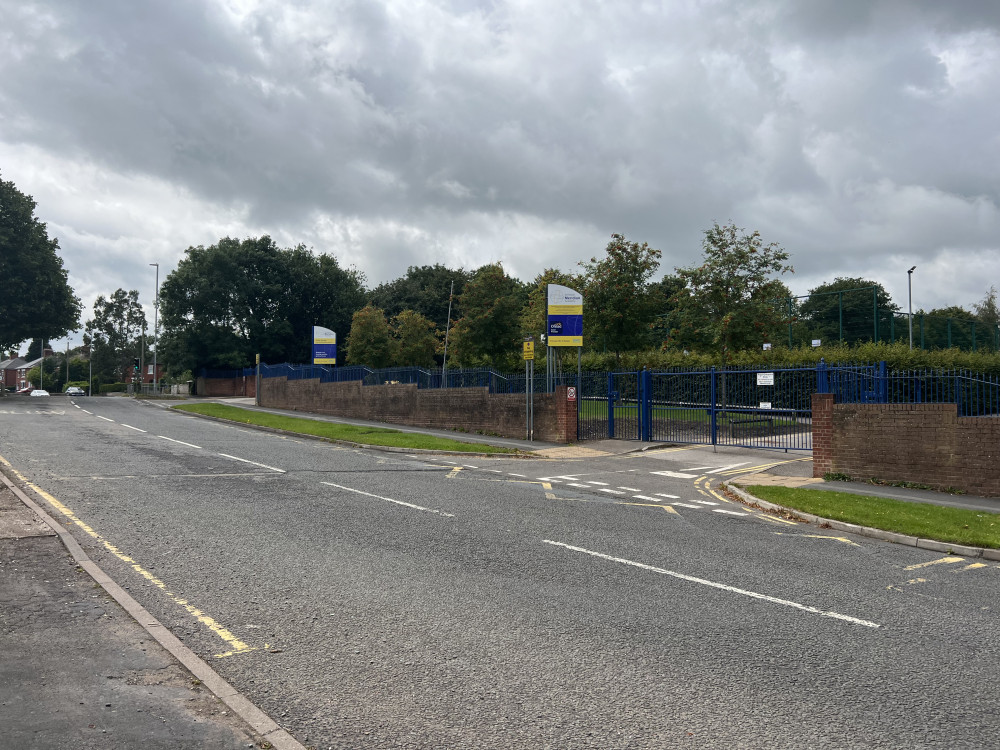 The new 5G mast would be installed outside Ormiston Meridian Academy on Sandon Road in Meir if plans are approved (Nub News).