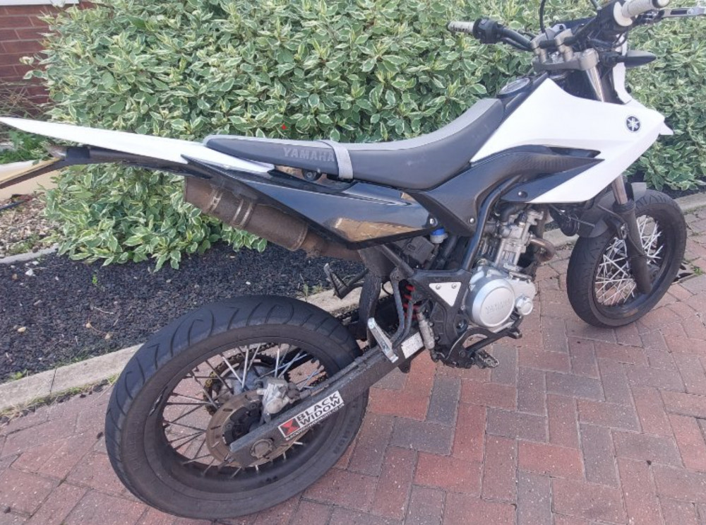 Black widow biker arrested in Hadleigh (Picture: Suffolk Police)