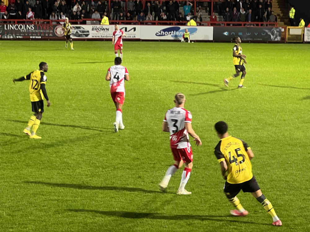 Carabao Cup: Stevenage 1-1 Watford. Boro win 4-3 on penalties. CREDIT: @laythy29