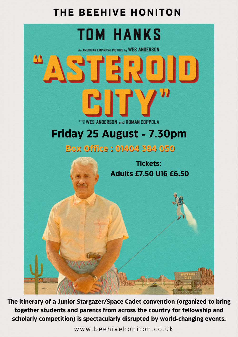 Cinema: Asteroid City (12A) Cinema: Asteroid City (12A)