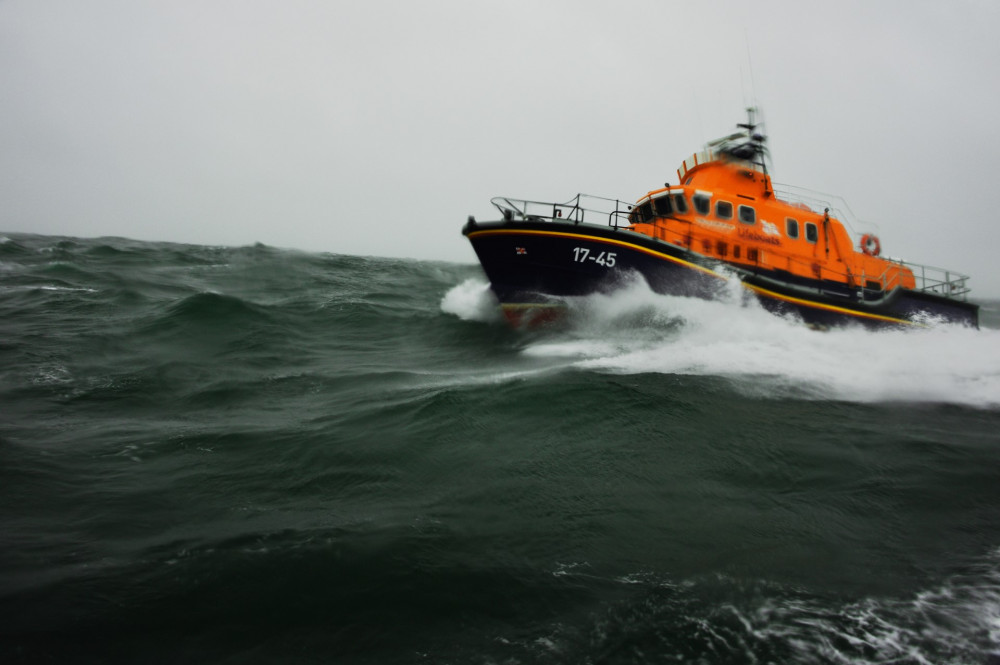 Duke of Kent lifeboat on a shout (Picture: RNLI)