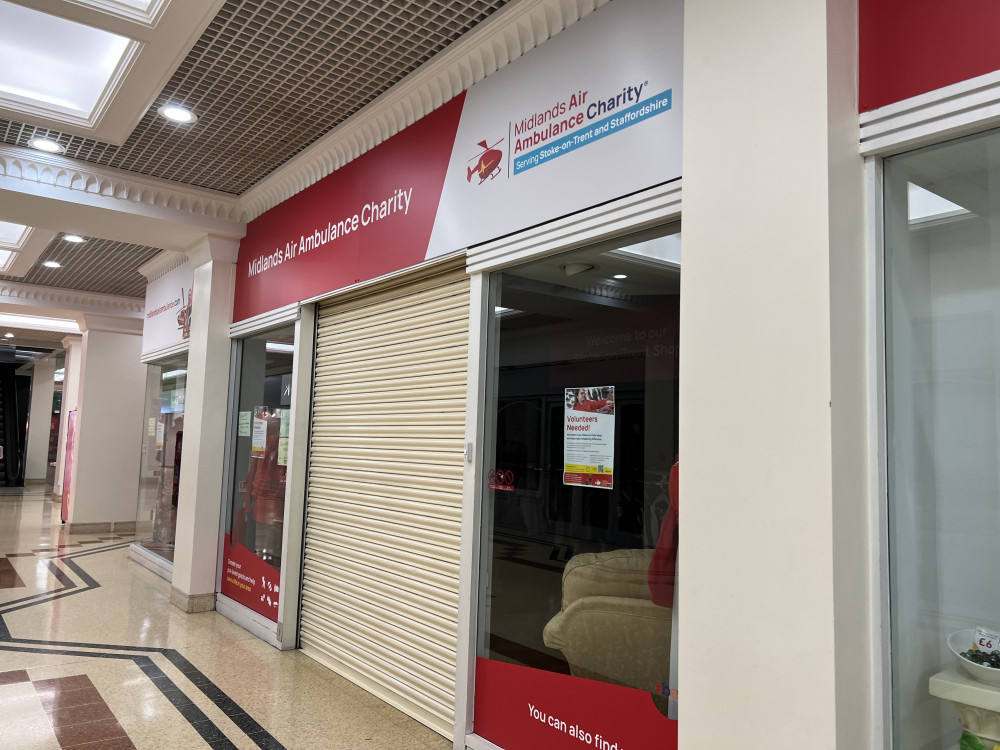 Midlands Air Ambulance Charity is opening a brand-new store on the lower level of The Potteries Centre (Nub News).