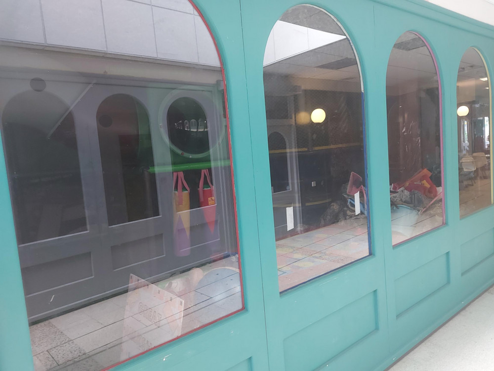 The shop has been empty in Midsomer Norton for some time The shop has been empty in Midsomer Norton for some time