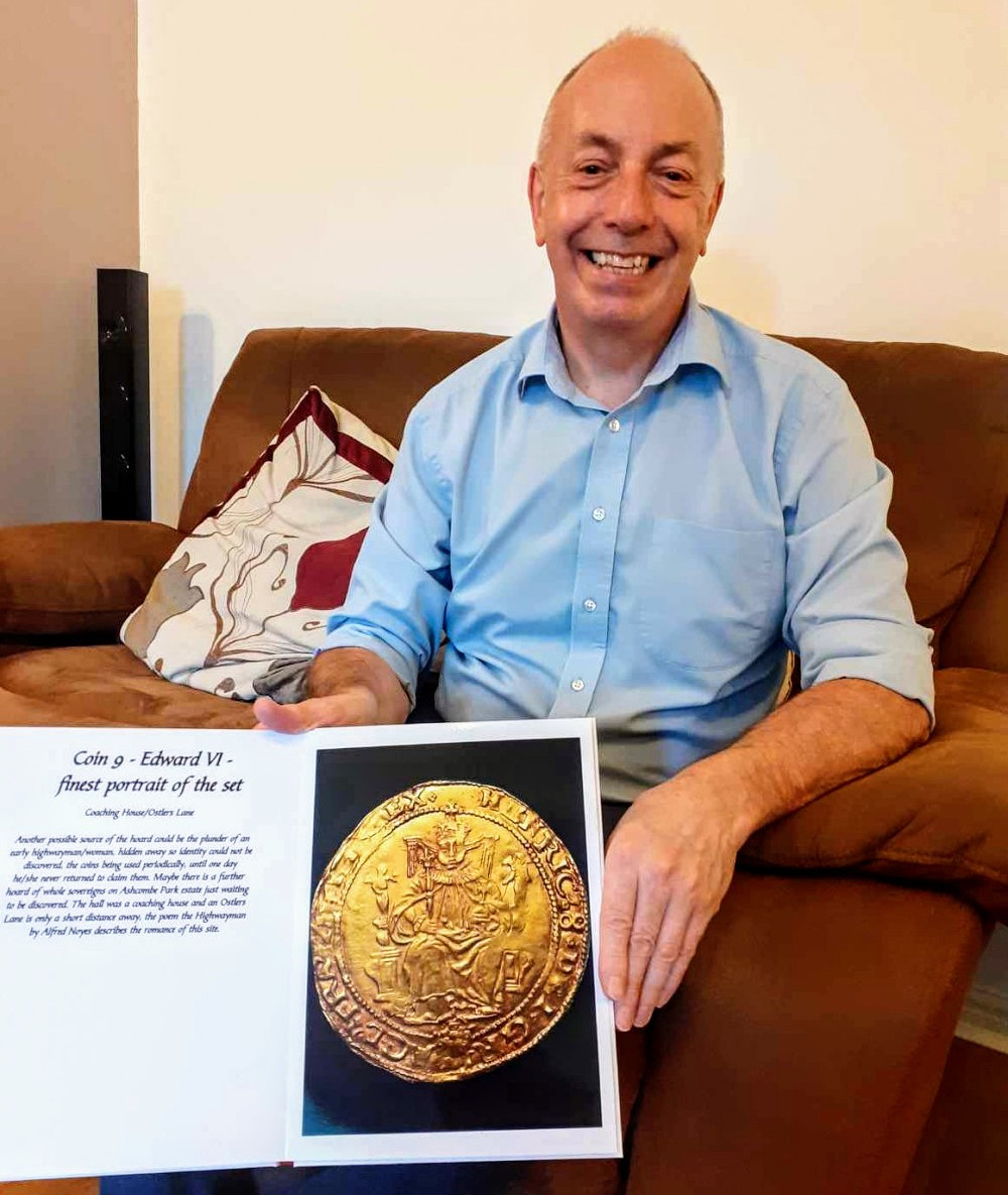 Peter Astley found a hoard of coins in Staffordshire dating back to Henry VIII's days (Nub News).