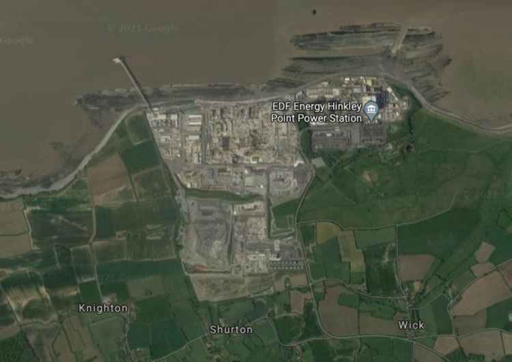 Hinkley Point Nuclear Power Station Complex Near Shurton. CREDIT: Google Maps. Free to use for all BBC wire partners. Hinkley Point Nuclear Power Station Complex Near Shurton. CREDIT: Google Maps. Free to use for all BBC wire partners.