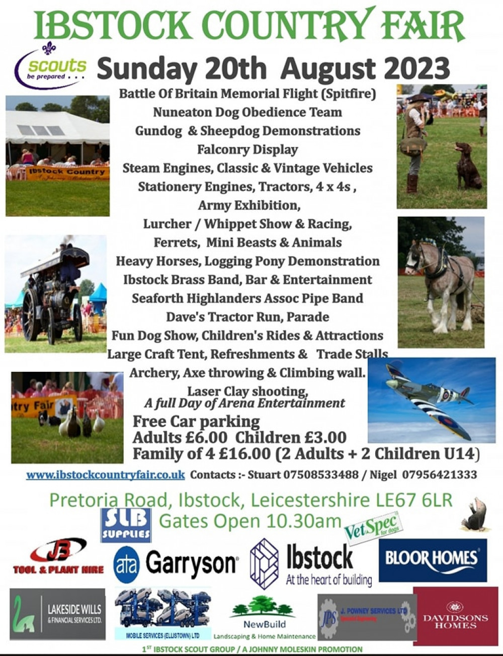 Ibstock Country Fair at Ibstock Showground, Pretoria Road, Ibstock, near Coalville