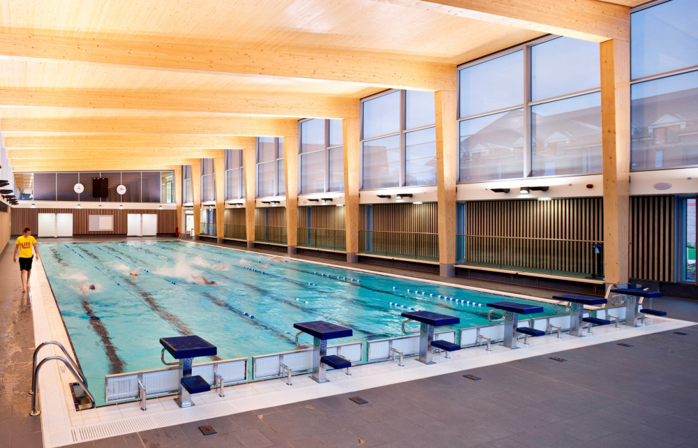 The pool at Uppingham School is reopening today. Image credit: Uppingham School Sports Centre. 