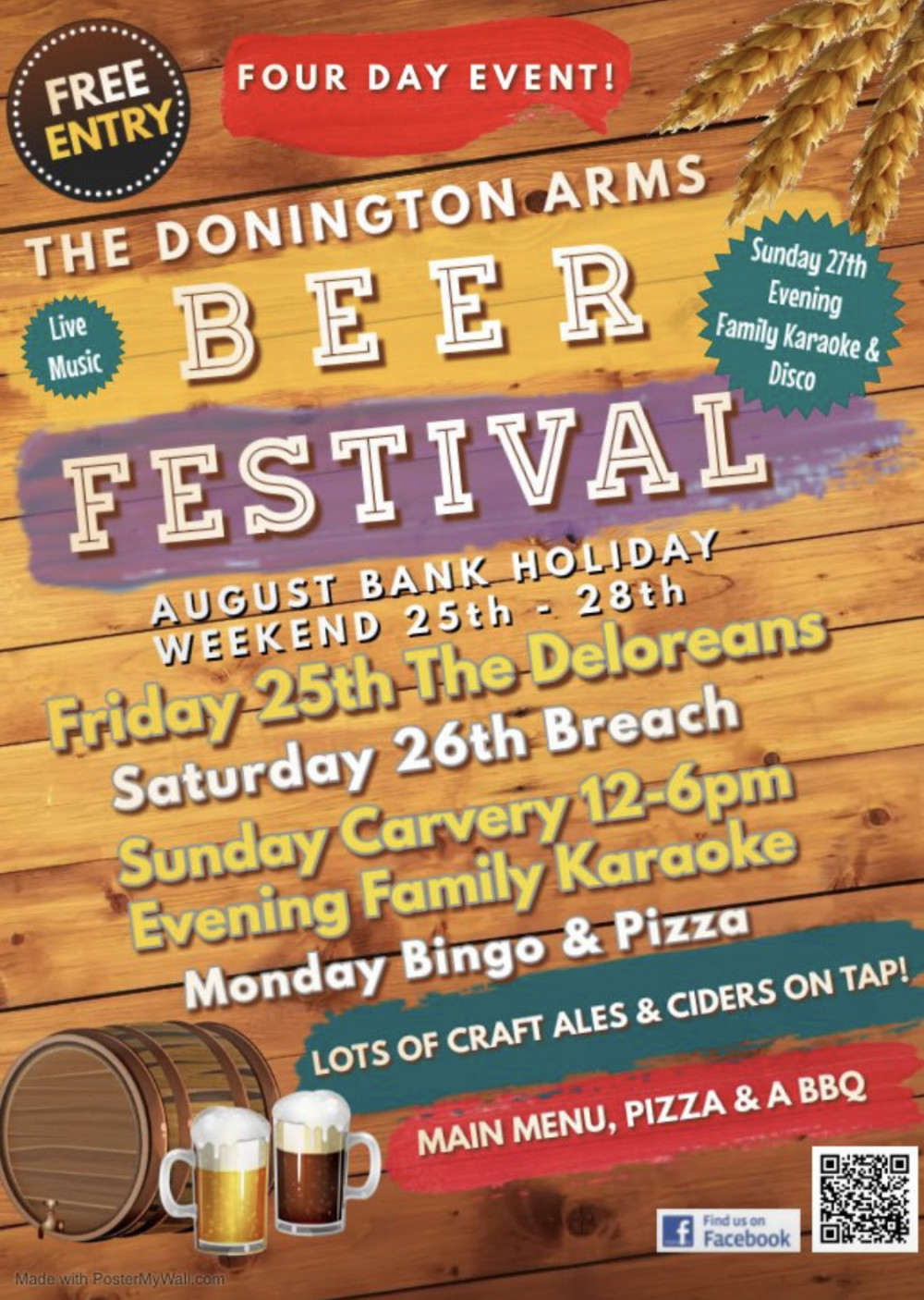 The Donington Arms Beer Festival at The Donington Arms, Donington le Heath, near Coalville