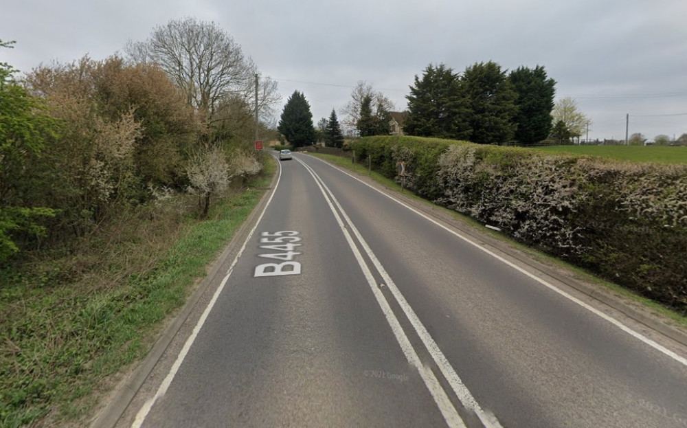 Warwickshire Police is appealing for witnesses to the Fosse Way incident (image via google.maps)