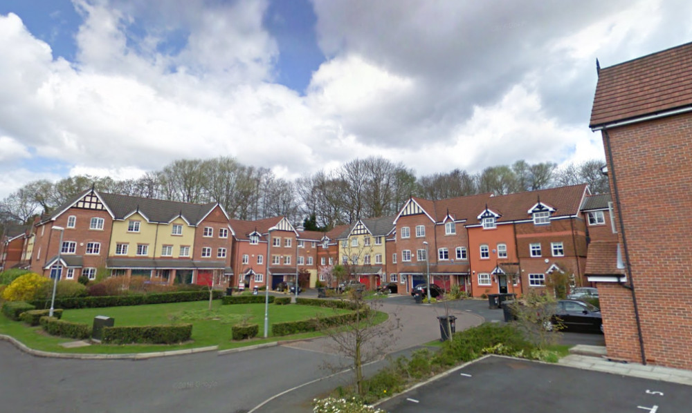 The incident is reported to have taken place on Finsbury Way in Handforth, sometime in the night between Friday 4 and Saturday 5 August (Image - Google Maps)