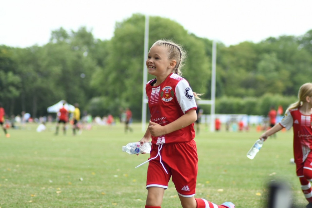 Ella is now enjoying her football with Grays Athletic. 