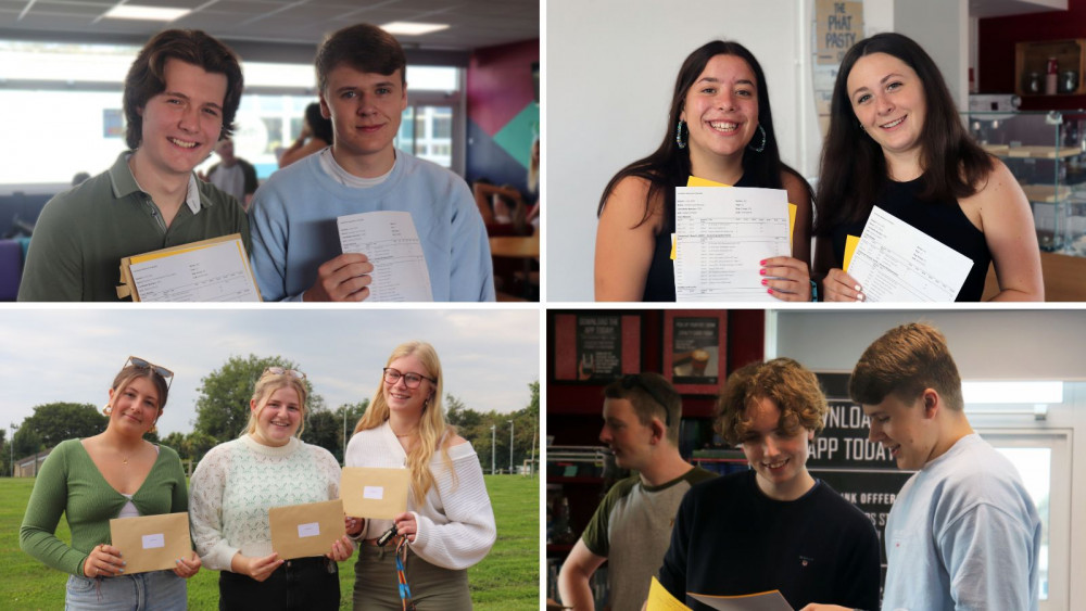 Students with results (Sidmouth College)