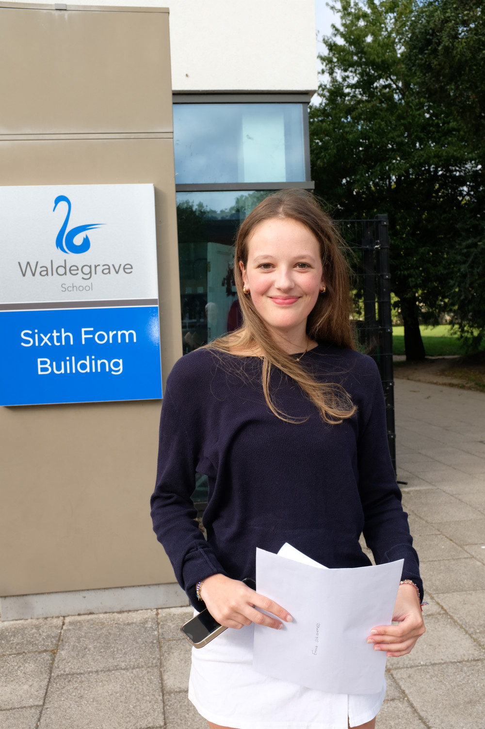 Waldegrave School - Emma Schervernels. Photo Credit: Waldegrave School.