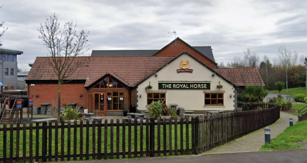 The alleged incident took place at the Royal Horse Pub (image via google.maps)