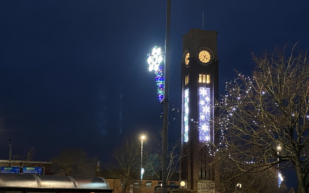 Last year's Christmas lights in Coalville - but there could be problems in future years. Photo: Coalville Nub News