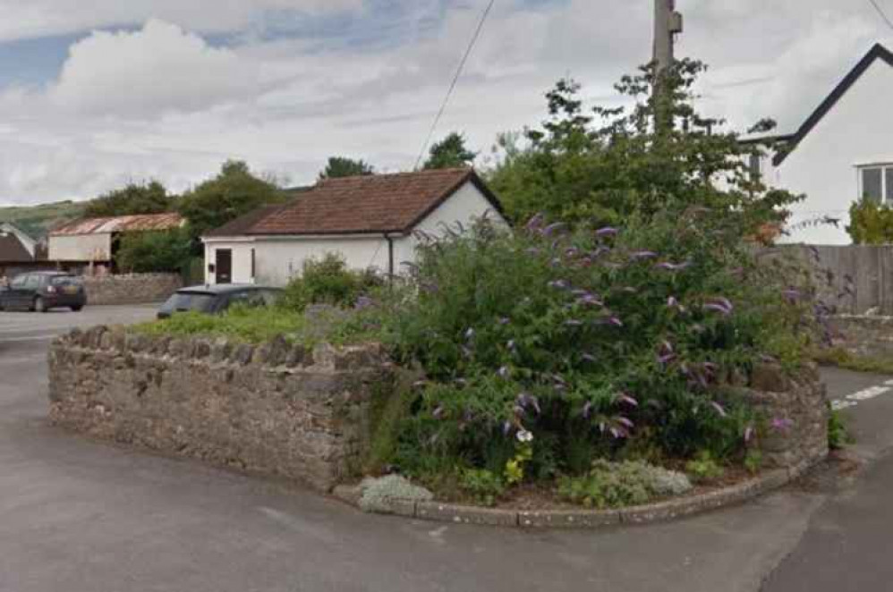 Looking towards the classroom behind the Catholic Church in Cheddar, which will be converted into a priest's home (Photo: Google Street View)